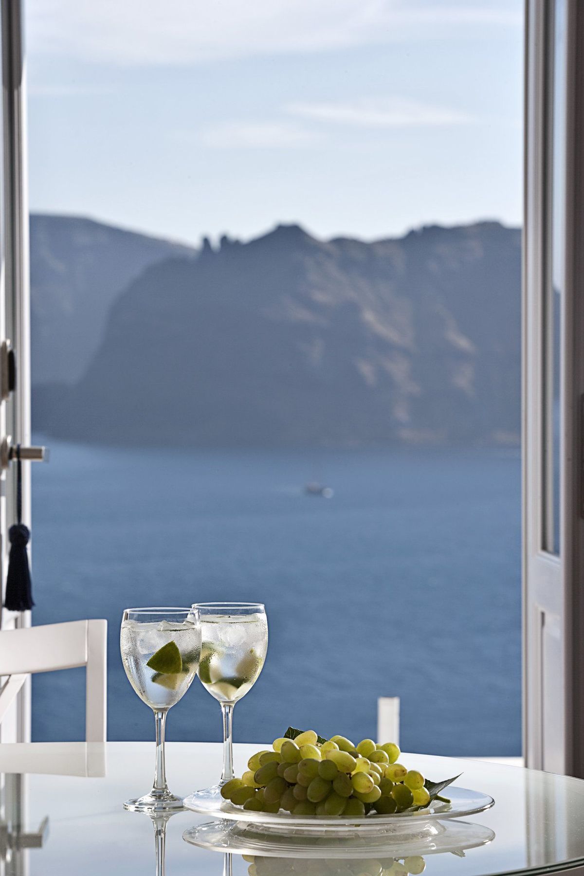 Katikies Villa Santorini - The Leading Hotels Of The World Oía Restaurace fotografie