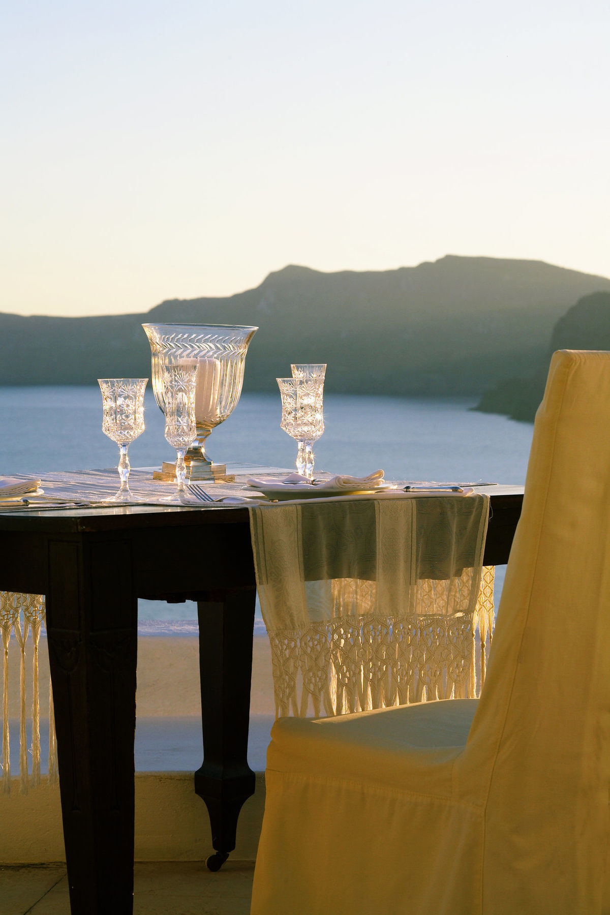 Katikies Villa Santorini - The Leading Hotels Of The World Oía Restaurace fotografie